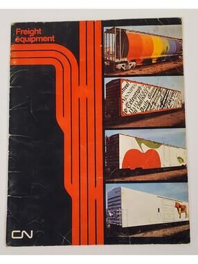 CAD National CN Freight Equipment Booklet February 1972 Hopper Gondola Boxcar